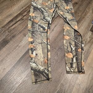 Camouflage Leaf Print Leggings